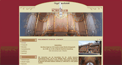 Desktop Screenshot of orgelwerkstatt.de